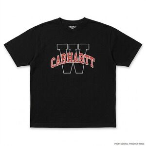Carhartt WIP S/S Shadow Script T-Shirt Black XXL University Arc Logo Men's 2XL